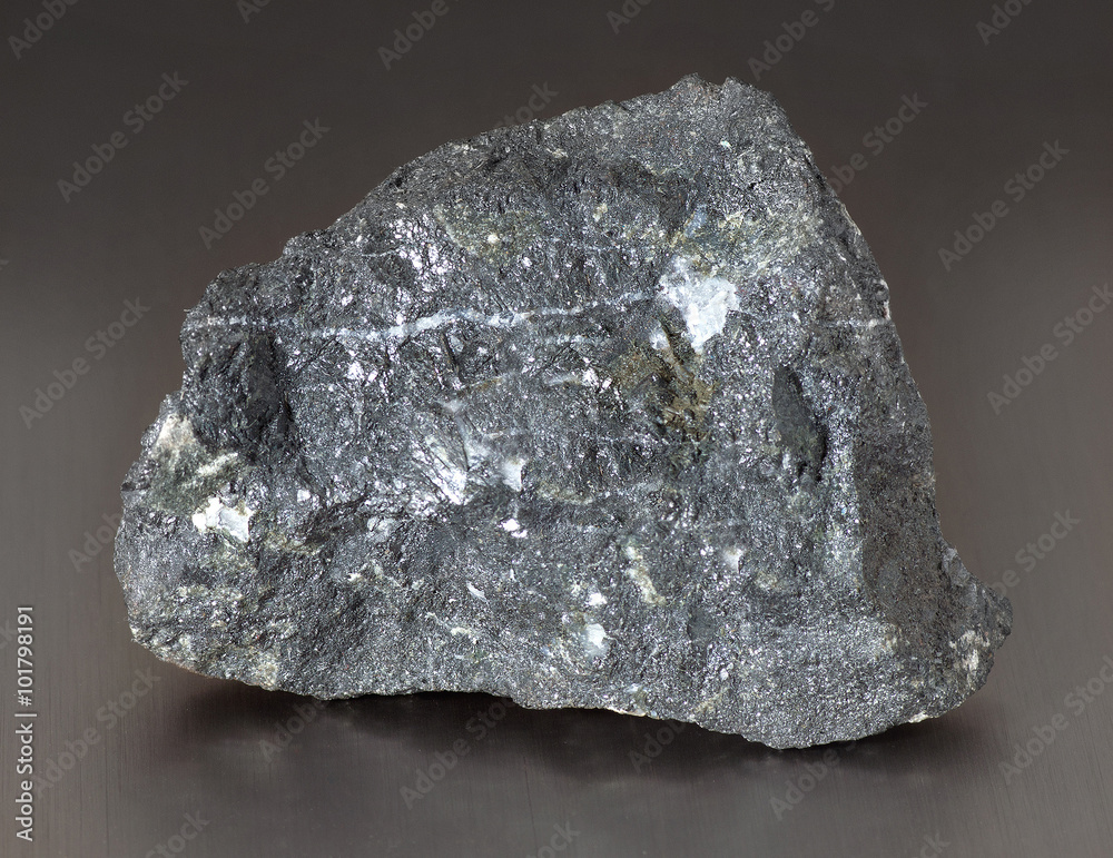 Mineral magnetite. Magnetite is the most magnetic of all the naturally