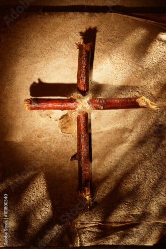 cross in the sand