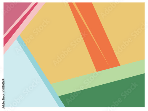 Colorful geometric shapes background