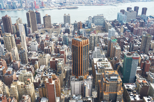 Cityscape view of Manhattan