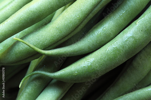 Schilderij op canvas Green Beans
