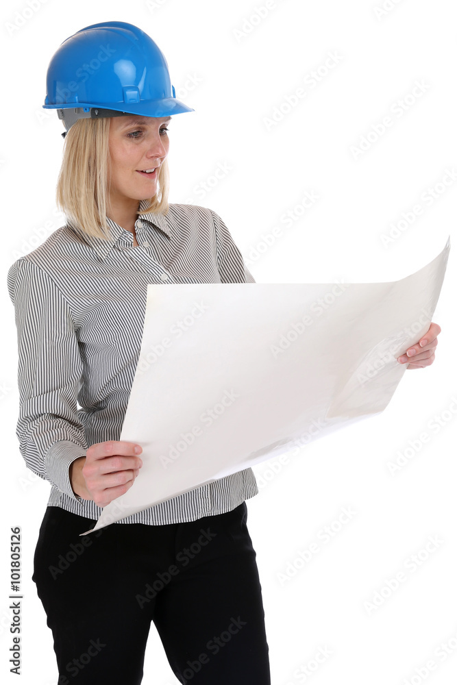 Architektin Architekt Planung Frau Beruf lesen Plan Freisteller Architektin Architekt Planung Frau Beruf lesen Plan Freisteller