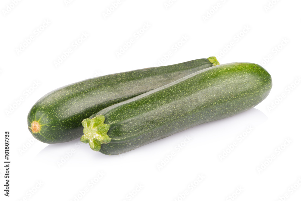 green zucchini vegetables isolated on white green zucchini vegetables isolated on white