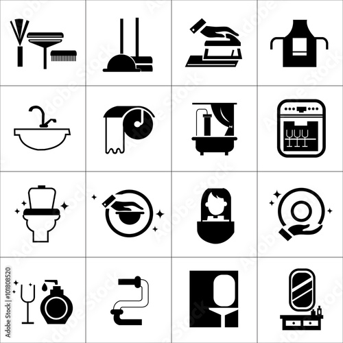 cleaning icons
