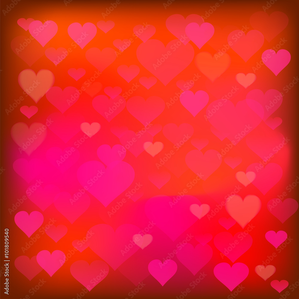 Red Heart Background.