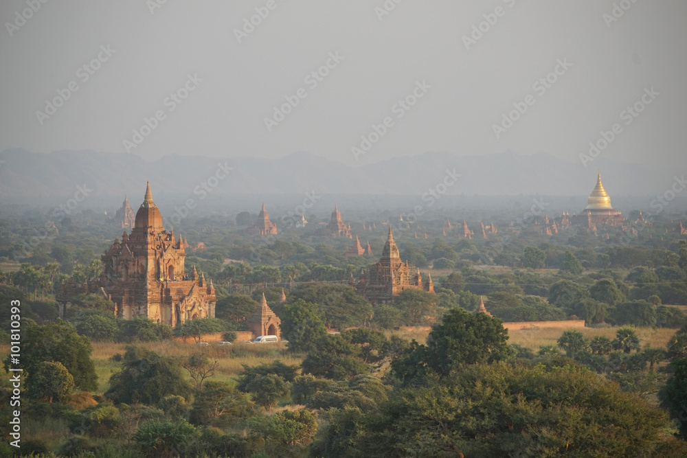 Plain of Bagan(Pagan), Mandalay, Myanmar.