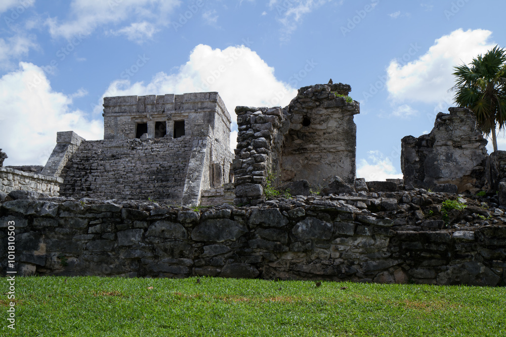 tulum ruins in south of mexico