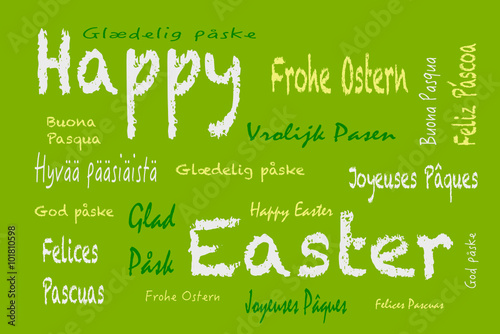 tag cloud Happy Easter