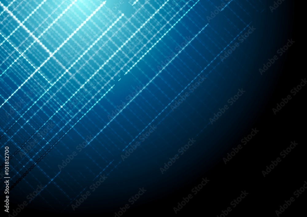 Dark blue shiny tech vector background Dark blue shiny tech vector background