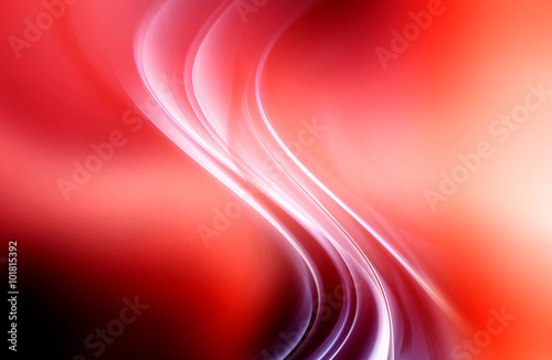 Abstract Red Wave Design Background