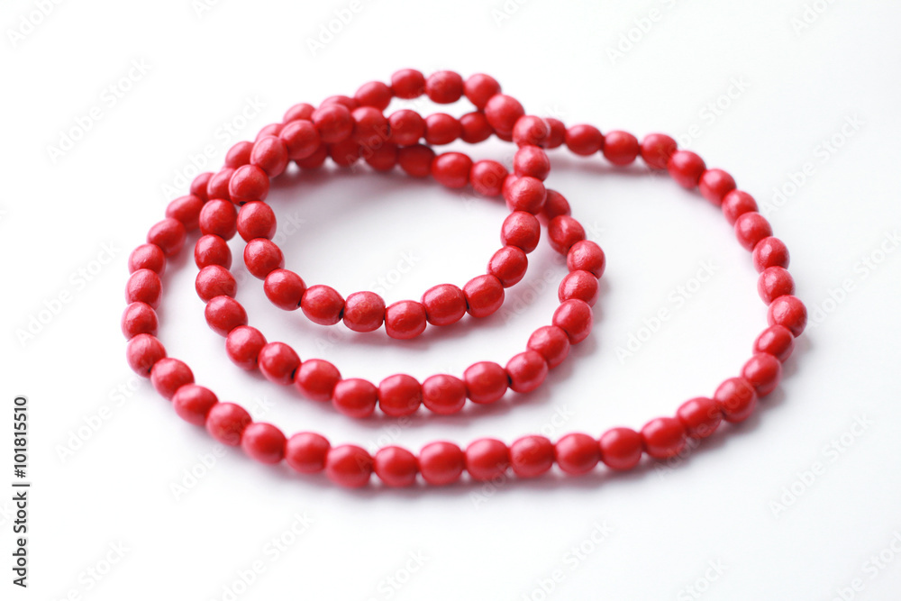 Obraz premium Ukrainian traditional wood necklace
