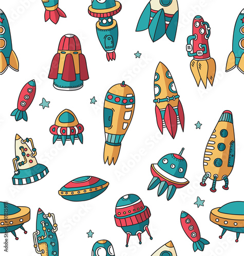 pattern spaceships,shuttles, space plates