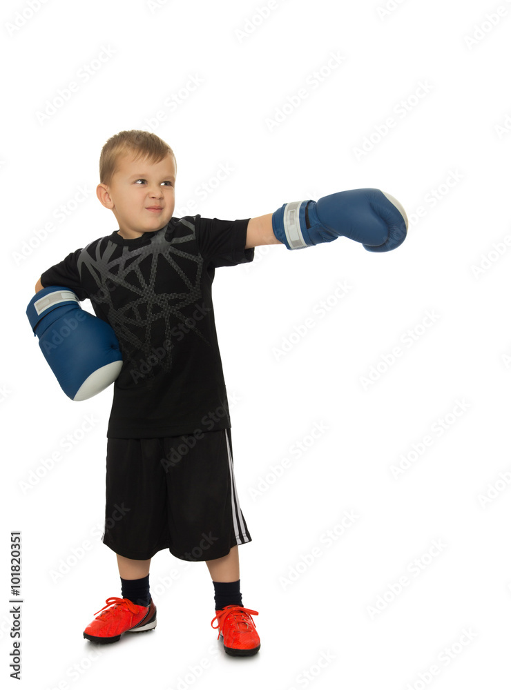 boy in Boxing gloves