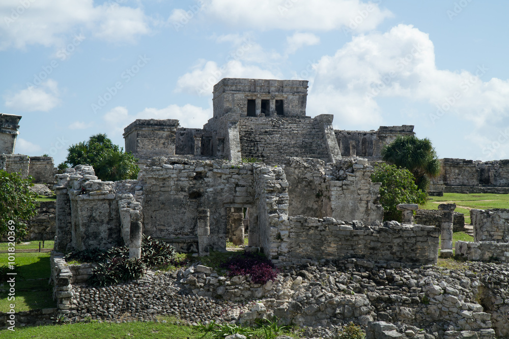 tulum ruins in the south of mexico