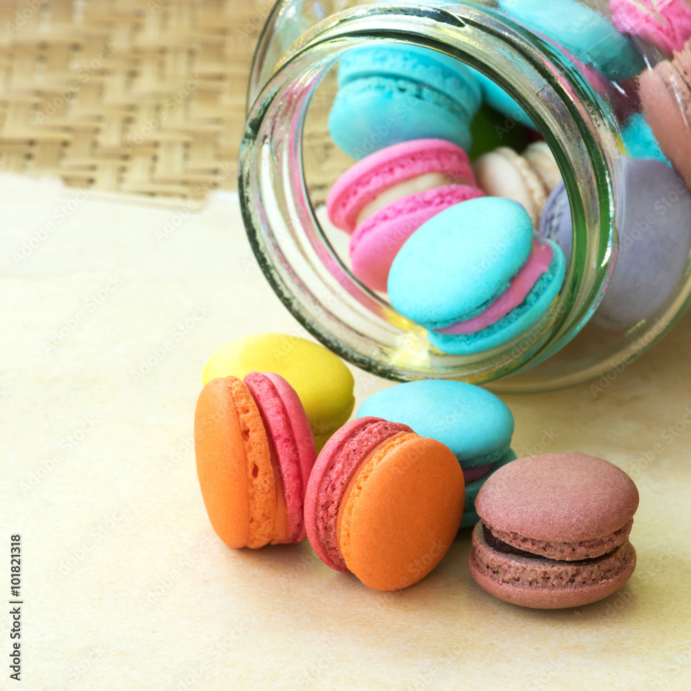 Homemade macaroons dessert Homemade macaroons dessert