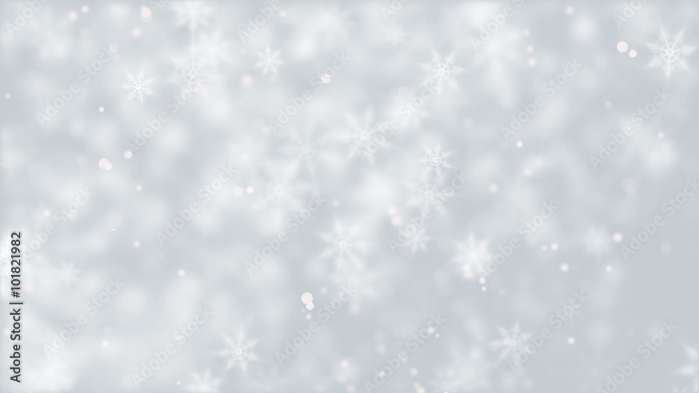 Winter background with snowflakes. Seamless loop Winter background with snowflakes. Seamless loop