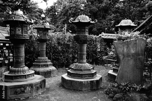 Temple site in Ueno park Tokyo.