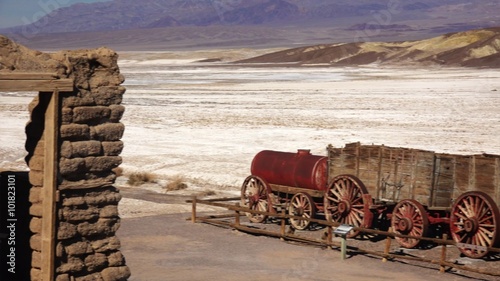 Twenty Mule Team Wagon in Death Valley