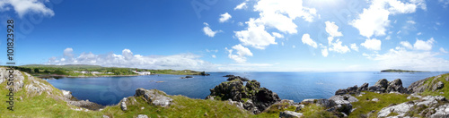 Fotografie, Obraz Lagavulin Bay panorama