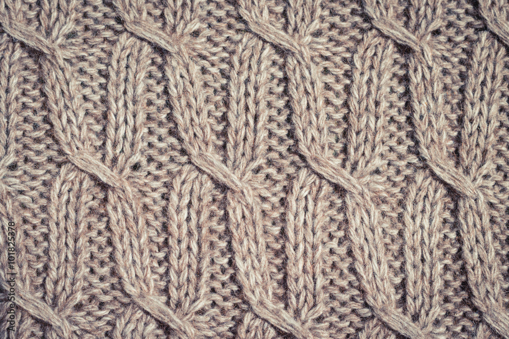 Knitted fabric wool texture close up Knitted fabric wool texture close up