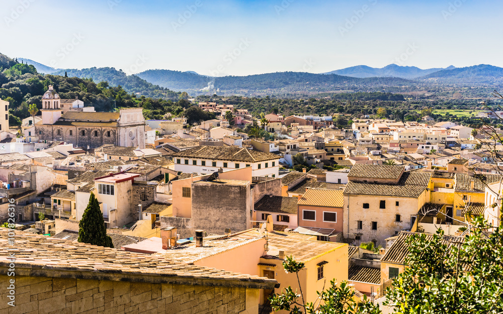 View of a old spanish town