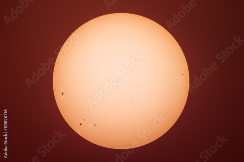 Принти на полотні Sun