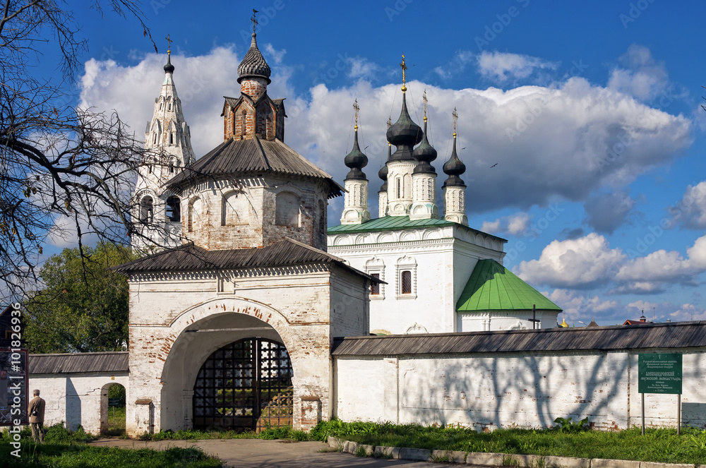 Vosnesenskiy church in Alexandrovskiy monastery at Suzdal, Russia.