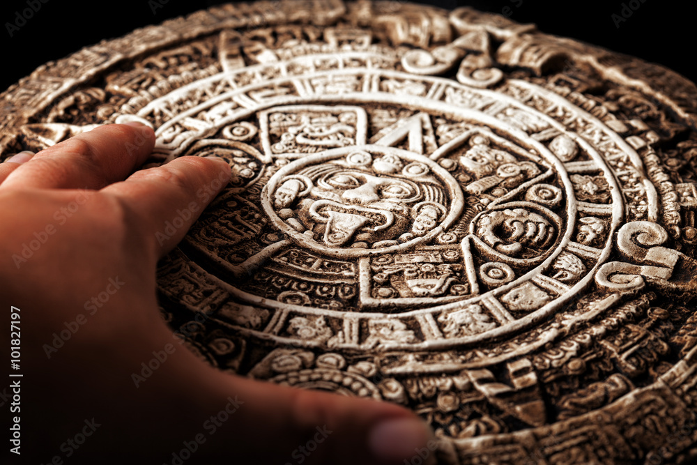 Fototapeta premium Sonnenkalender der Azteken