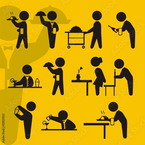Waiter signs