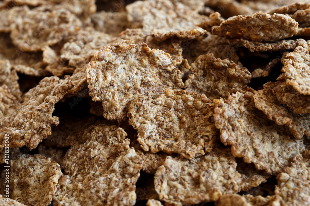 Wheat bran breakfast cereal. Wheat bran breakfast cereal.