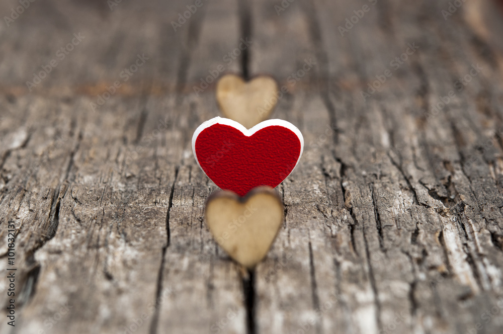 Valentines Day background with hearts. Valentines Day background with hearts.