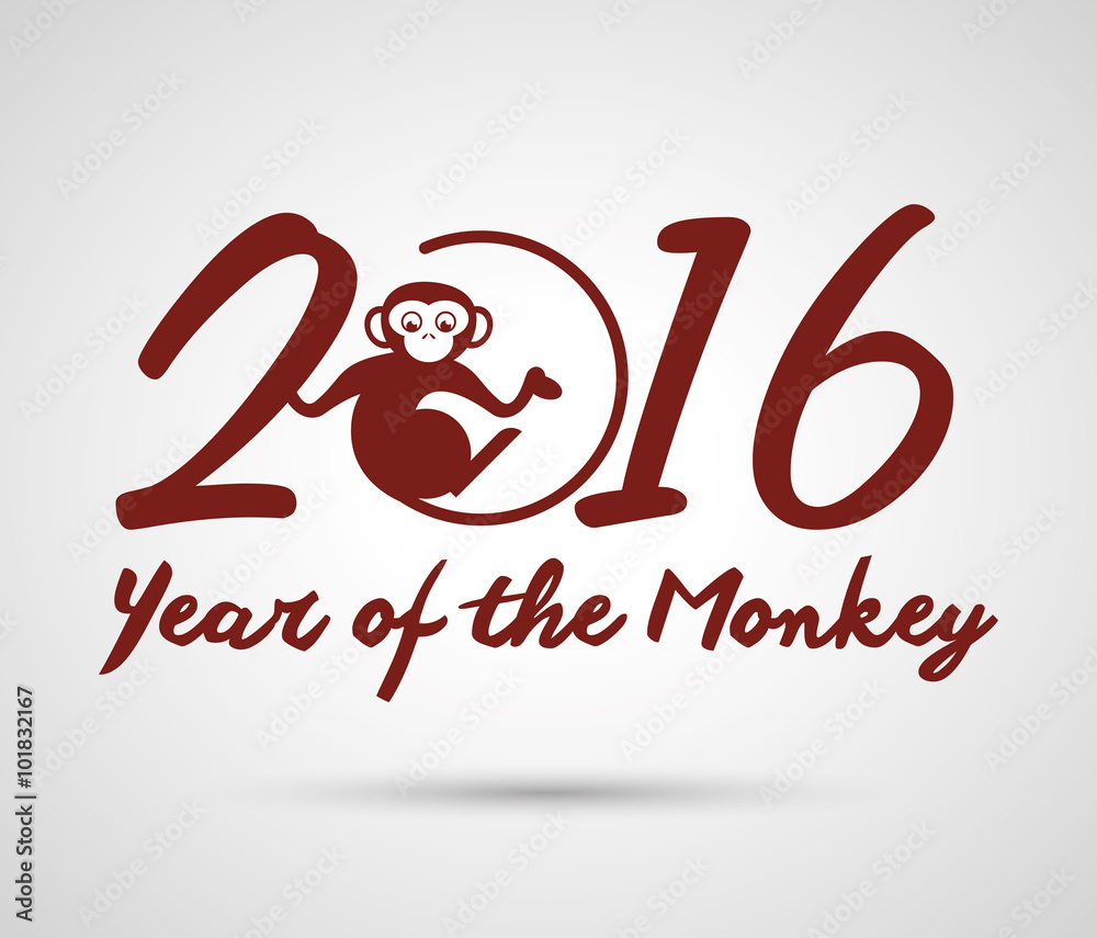 Year of the monkey design Year of the monkey design