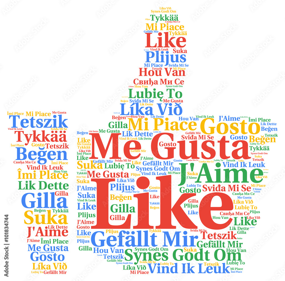 Like in different languages Like in different languages