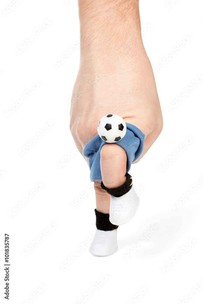 Knee strike on the ball