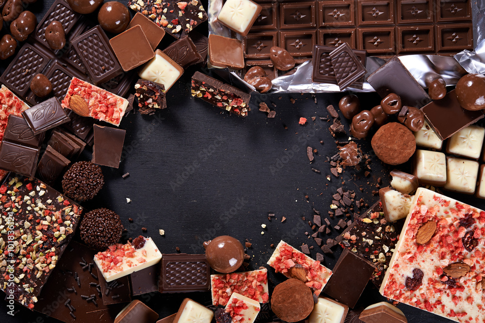 Fotografie chocolate background