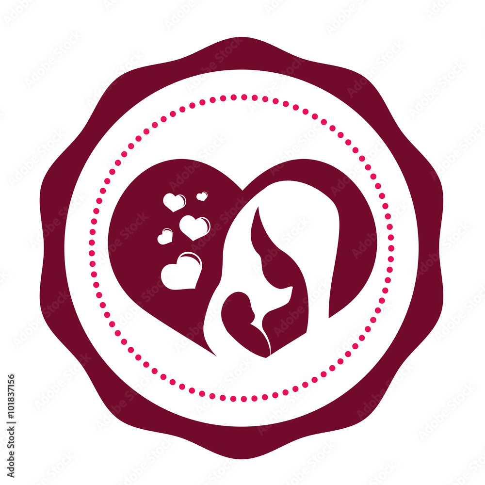 Fototapeta premium Happy Mothers day design 