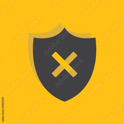 Shield remove icon