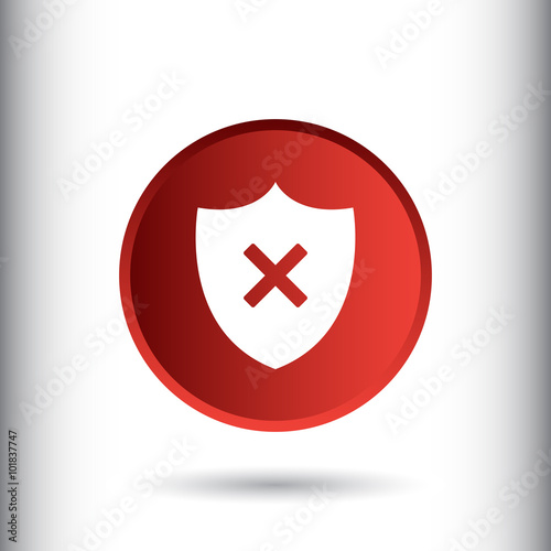 Shield remove icon