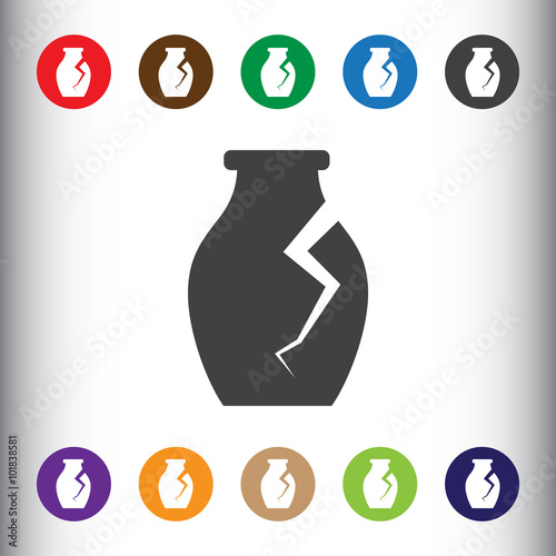 archaeological vase icon