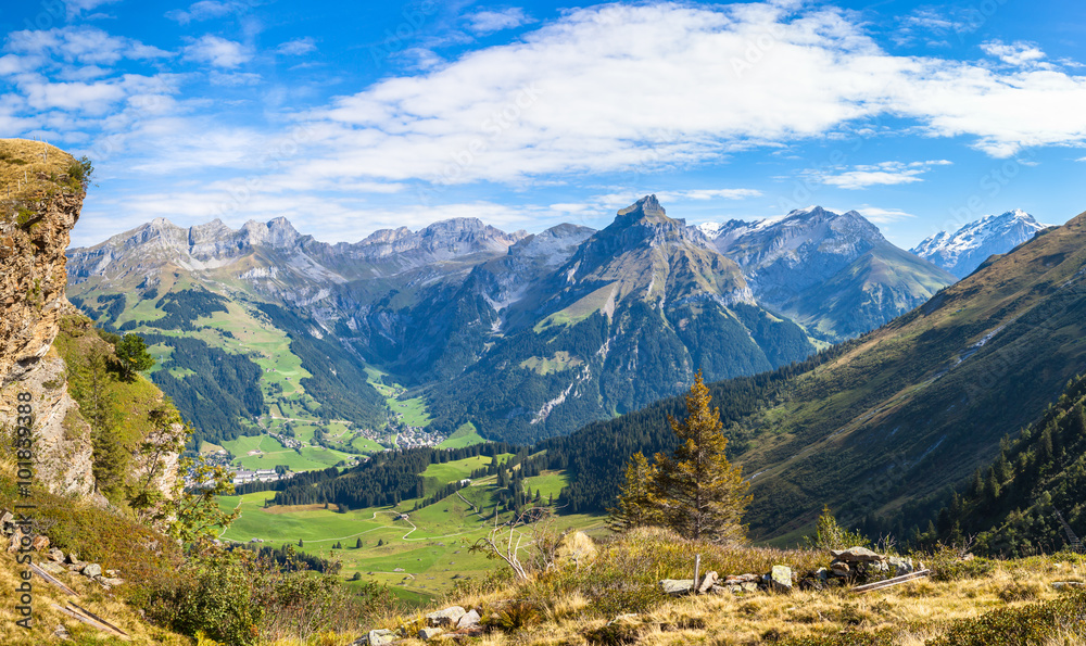 Panorama Swiss Alps in Central Switzerland