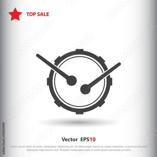 Drum music instrument icon