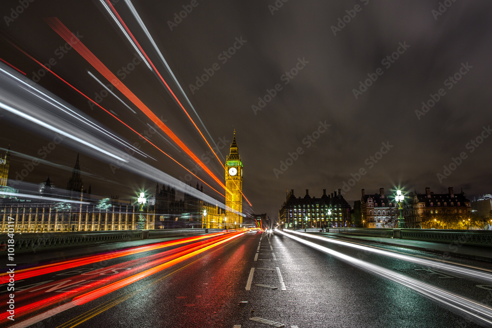 Fototapeta premium Big Ben in the city lights
