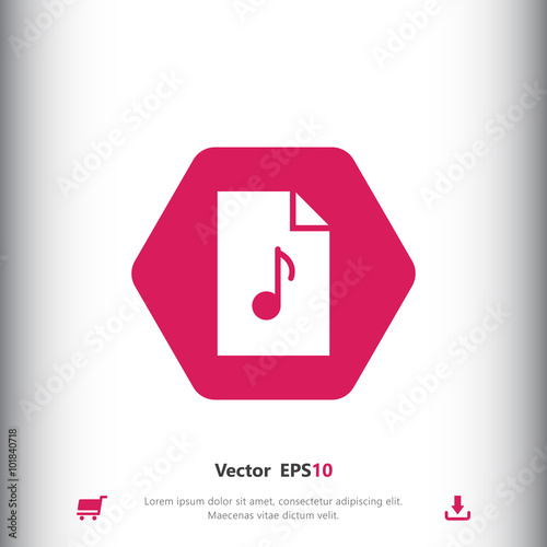 MP3 music file icon