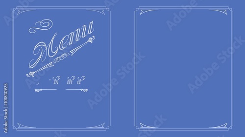 restaurant menu board animation blueprint photo