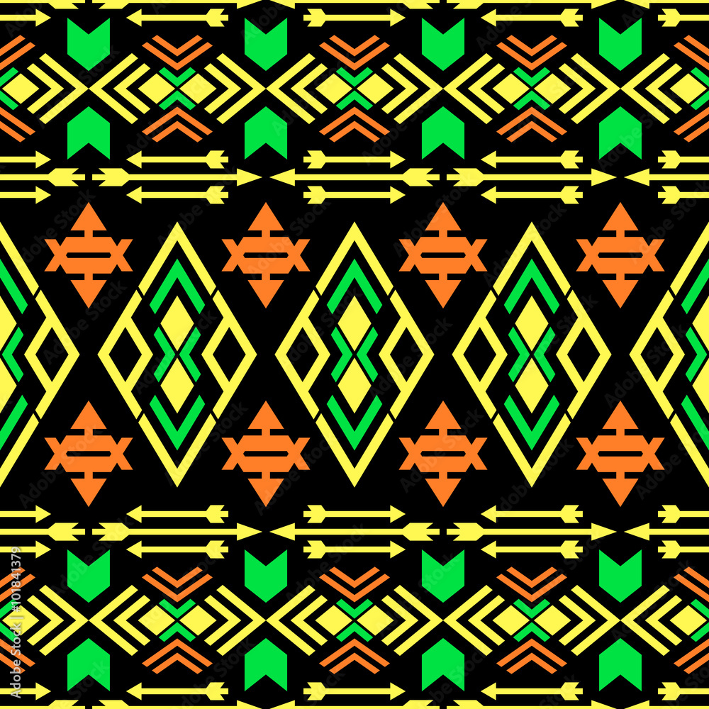 Seamless Aztec pattern