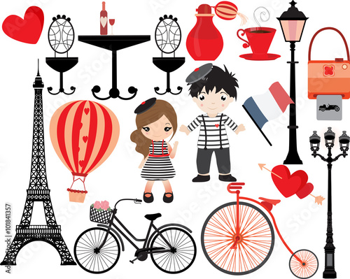 Paris Eifel Tower Love v1 -fo140
