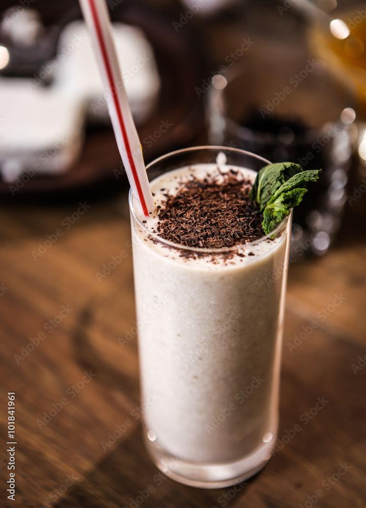 Delicious milkshake nutritious protein for breakfast Delicious milkshake nutritious protein for breakfast