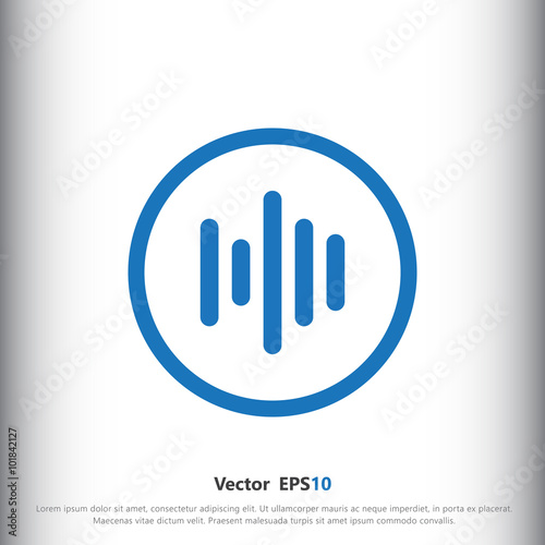 Audio wave icon