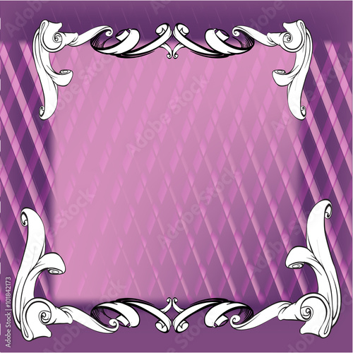 decorative elements in vintage style for decoration layout, fram