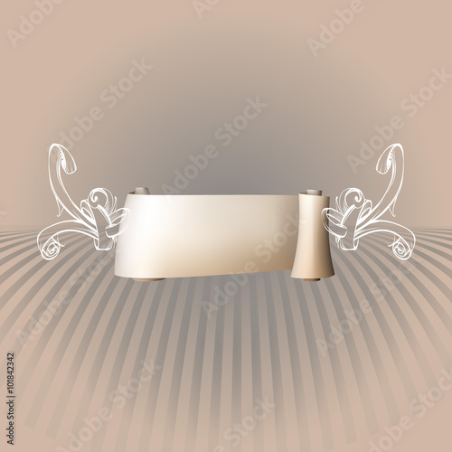 decorative elements in vintage style for decoration layout, fram